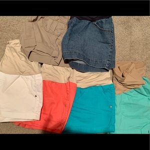 Maternity Shorts Large Lot of 6